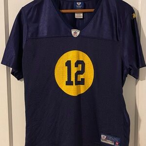 Green Bay Packers Reebok Throwback Acme Aaron Rodgers Women’s XL Jersey